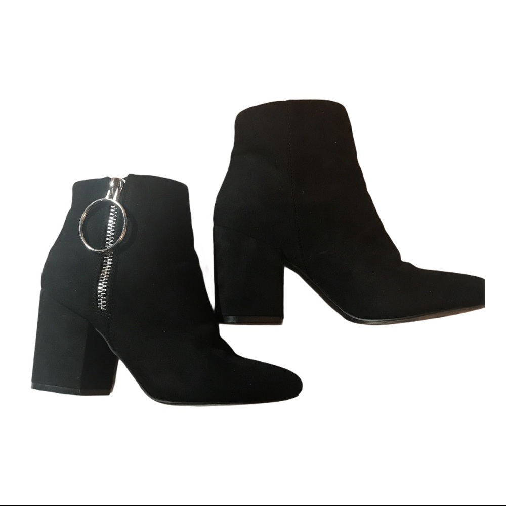 Black Mod Zip Boots
